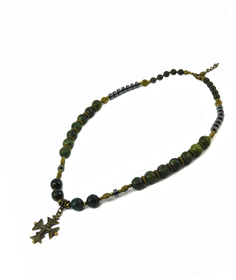 Necklace "Magic of the Forest" Jasper