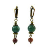 Earrings &quot;Magic of the forest&quot; Jasper