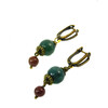 Earrings &quot;Magic of the forest&quot; Jasper