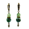 Earrings &quot;Magic of the forest&quot; Jasper