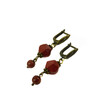 Earrings &quot;Magic of the forest&quot; Jasper