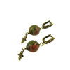 Earrings &quot;Magic of the forest&quot; Jasper