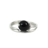 Agate ring 18х20мм, silver