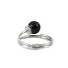 Agate ring 18х20мм, silver