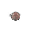 Agate ring 18х20мм, silver