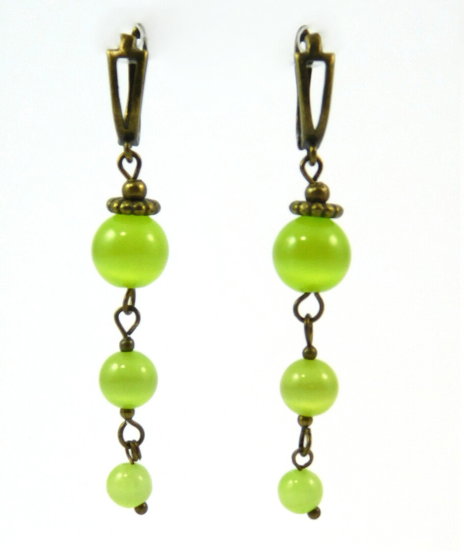 Earrings "Magic of the forest" Jasper