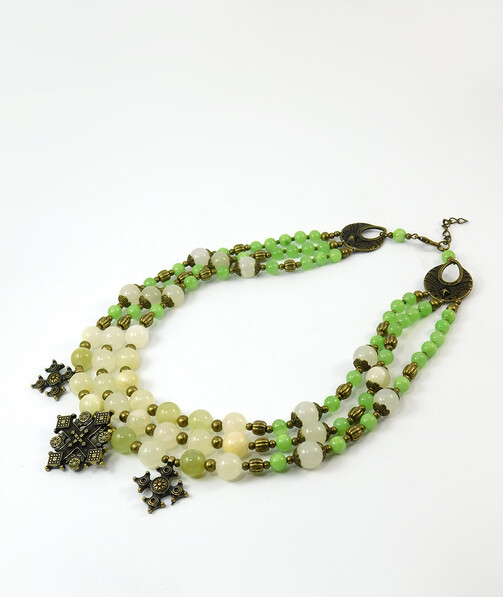 Necklace "Magic of the Forest" Jasper