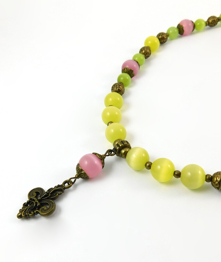 Necklace "Magic of the Forest" Jasper