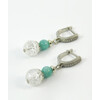 Earrings &quot;Fairy&quot; Amazonite, Quartz