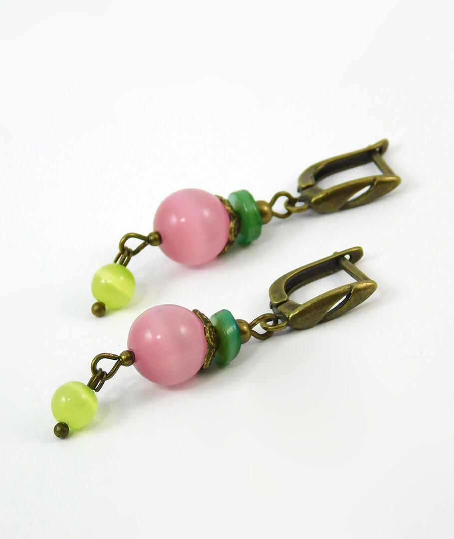 Earrings "Magic of the forest" Jasper