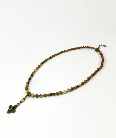 Necklace "Magic of the Forest" Jasper