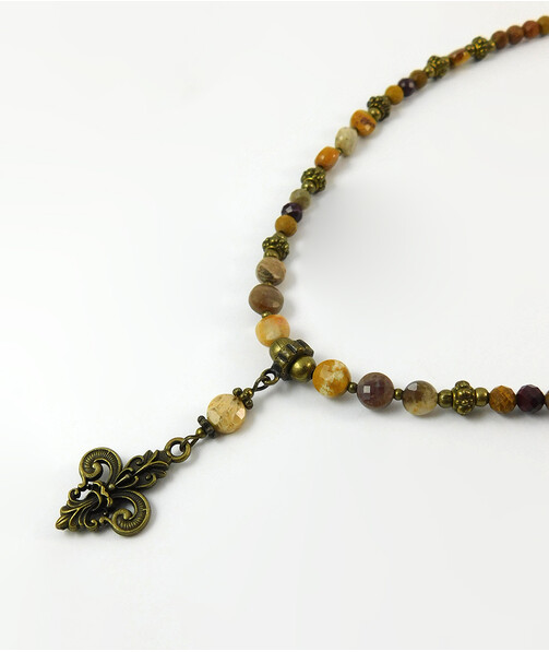 Necklace "Magic of the Forest" Jasper