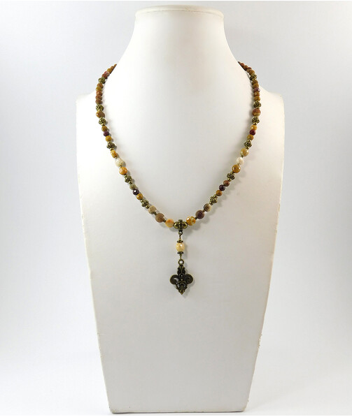 Necklace "Magic of the Forest" Jasper