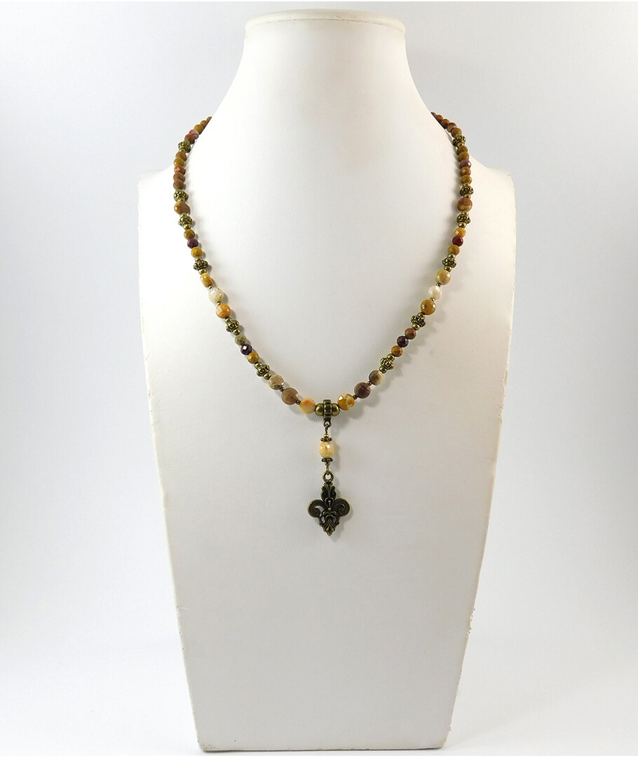 Necklace "Magic of the Forest" Jasper