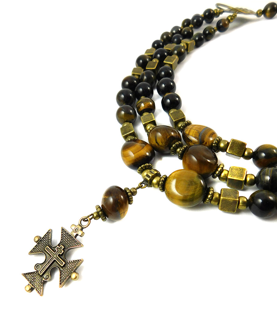 Necklace "Magic of the Forest" Jasper