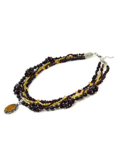 Necklace "Magic of the Forest" Jasper