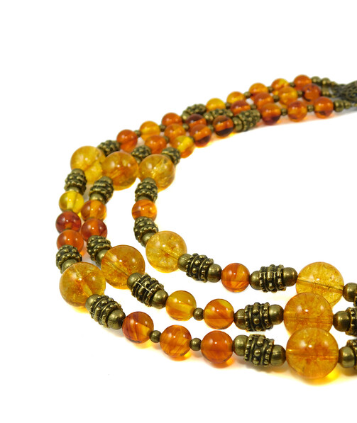 Necklace "Magic of the Forest" Jasper