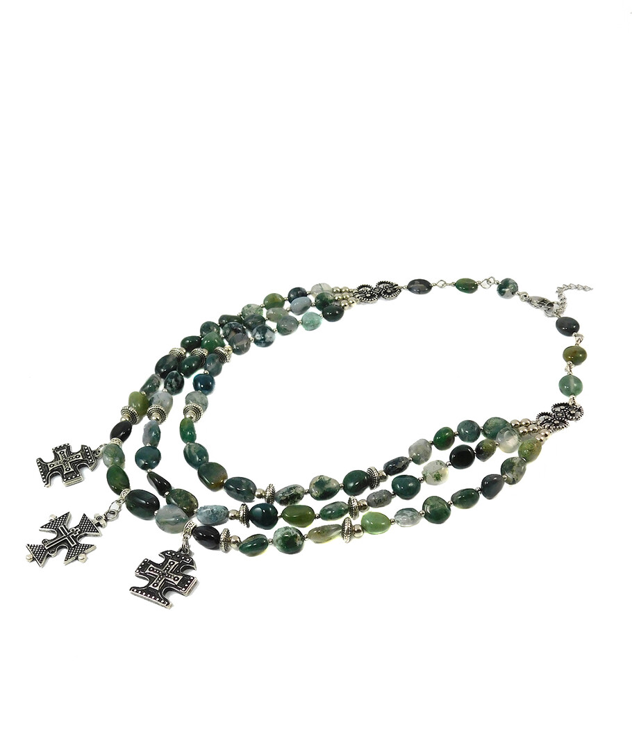 Necklace "Magic of the Forest" Jasper