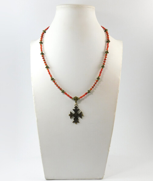 Necklace "Magic of the Forest" Jasper