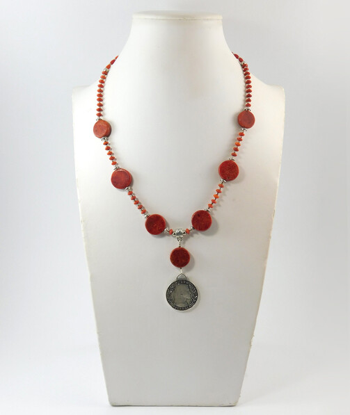 Necklace "Magic of the Forest" Jasper