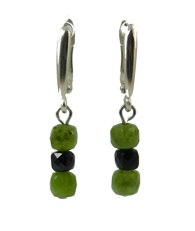 Earrings "Magic of the forest" Jasper