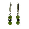 Earrings &quot;Magic of the forest&quot; Jasper