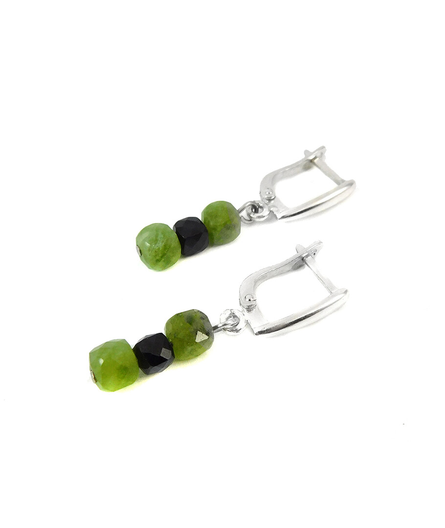 Earrings "Magic of the forest" Jasper