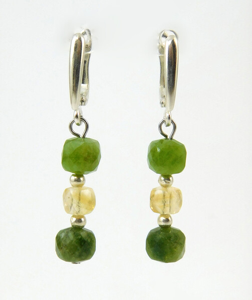 Earrings "Magic of the forest" Jasper