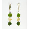 Earrings &quot;Magic of the forest&quot; Jasper