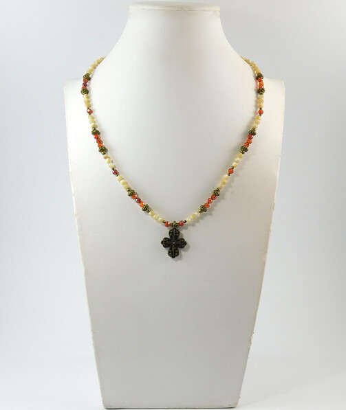 Necklace "Magic of the Forest" Jasper