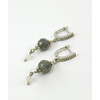 Earrings &quot;Magic of the forest&quot; Jasper