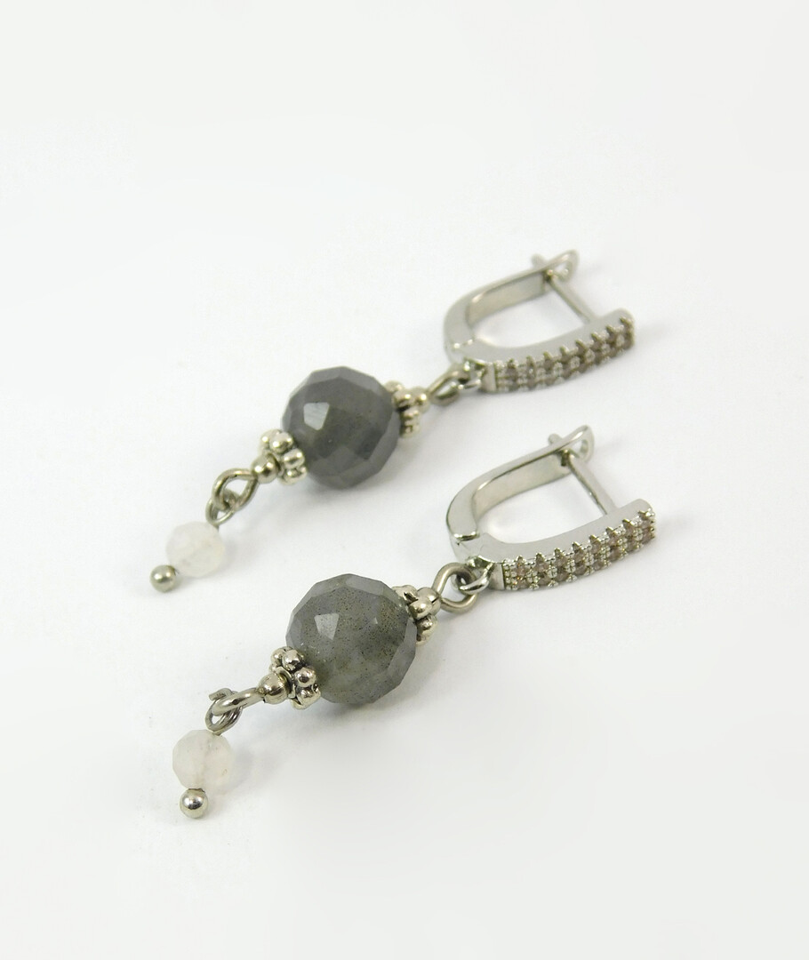 Earrings "Magic of the forest" Jasper