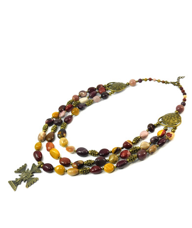 Necklace "Magic of the Forest" Jasper