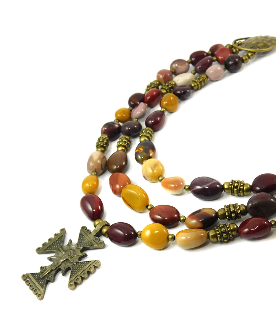 Necklace "Magic of the Forest" Jasper