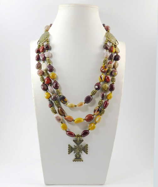 Necklace "Magic of the Forest" Jasper