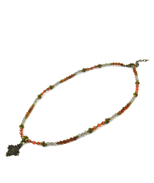 Necklace "Magic of the Forest" Jasper