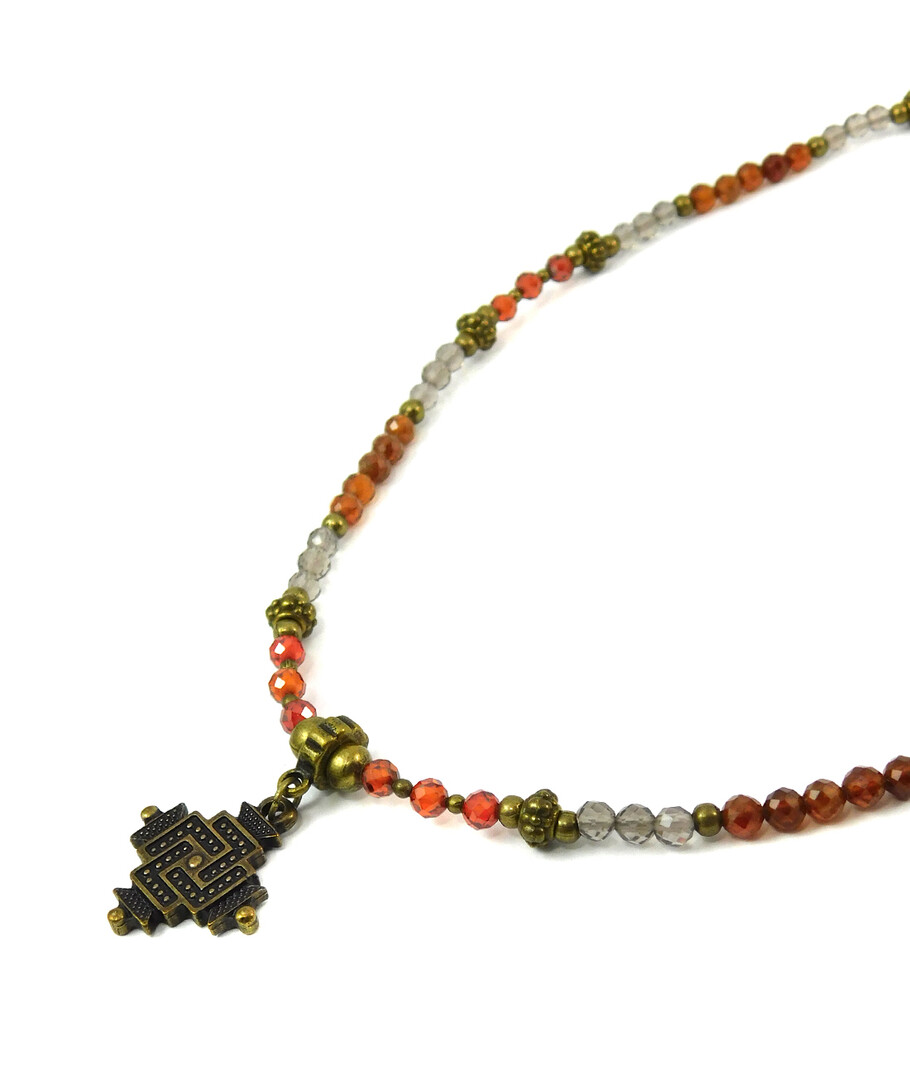 Necklace "Magic of the Forest" Jasper