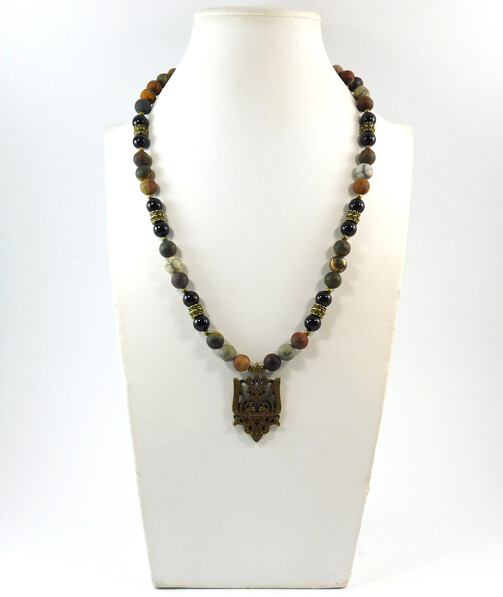 Necklace "Magic of the Forest" Jasper