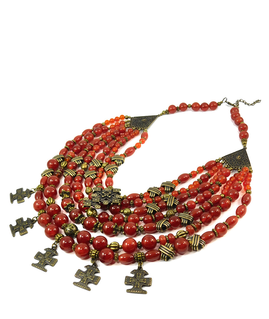 Necklace "Magic of the Forest" Jasper