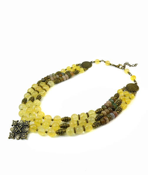 Necklace "Magic of the Forest" Jasper