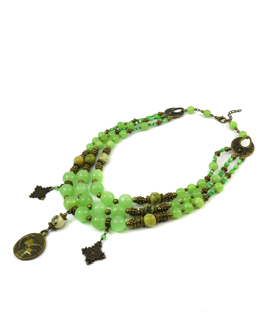 Necklace "Magic of the Forest" Jasper