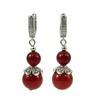 Earrings &quot;Magic of the forest&quot; Jasper