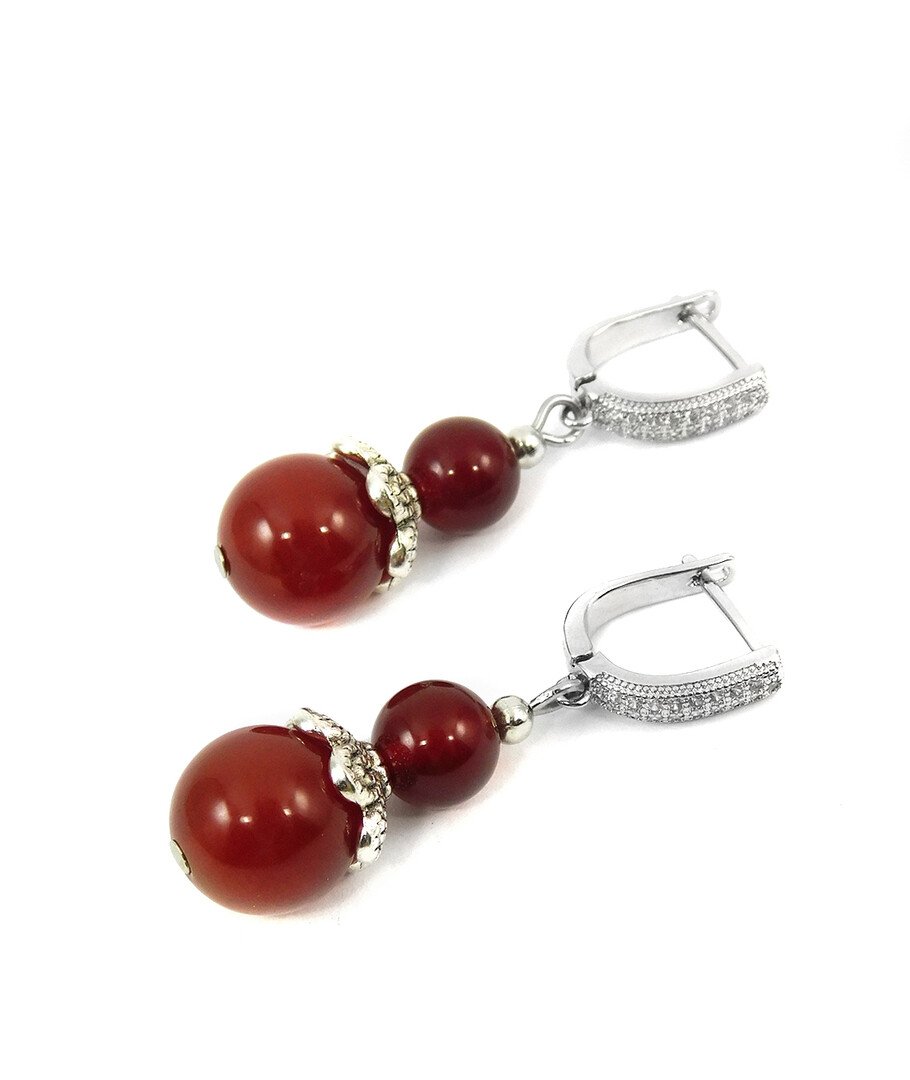 Earrings "Magic of the forest" Jasper