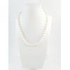 Exclusive pearl necklace, silver