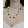 Necklace &quot;Royal Pearls&quot; Chrysoprase, Pearls