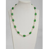 Necklace &quot;Royal Pearls&quot; Chrysoprase, Pearls