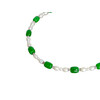 Necklace &quot;Royal Pearls&quot; Chrysoprase, Pearls