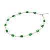 Necklace &quot;Royal Pearls&quot; Chrysoprase, Pearls