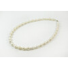 Exclusive pearl necklace, silver