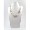 Necklace&quot;Frida&quot; Pearl, Kunzite